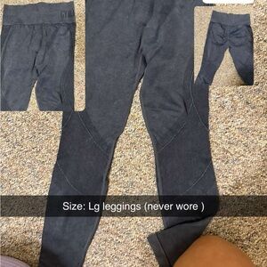 SHEIN Charcoal Kids Leggings